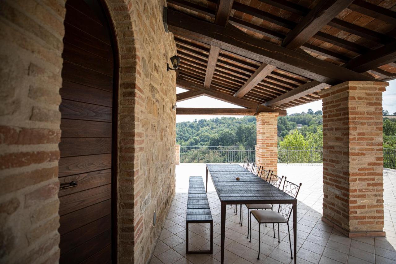 Villa Ermelinda - Piscina Privata E Jacuzzi Castelraimondo Exterior foto